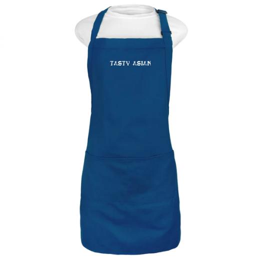 Kaufman - Embroidered Custom Apron, Personalized with Name or Monogram, Adjustable Bib, Kitchen Apron with Two Front Pockets. Great Gift Idea (Navy)