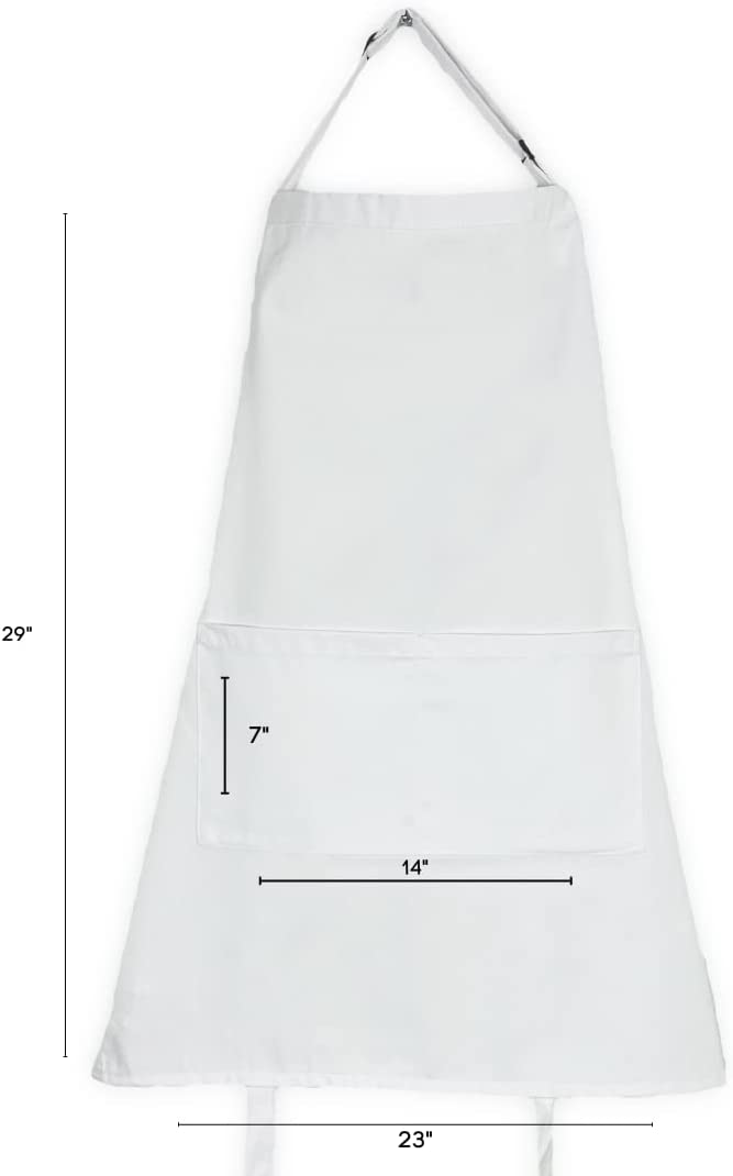 Kaufman - Set of 2 Embroidered Custom Apron, Personalized with Name or Monogram, Adjustable Bib, Kitchen Apron with Two Front Pockets. Great Gift Idea