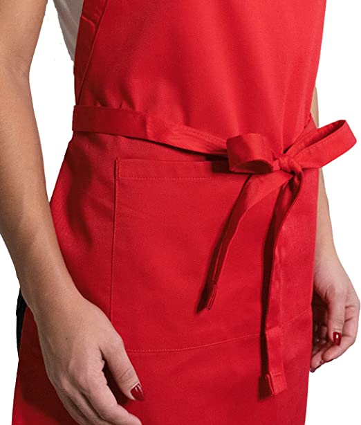 Kaufman - Set of 2 Embroidered Custom Apron, Personalized with Name or Monogram, Adjustable Bib, Kitchen Apron with Two Front Pockets. Great Gift Idea