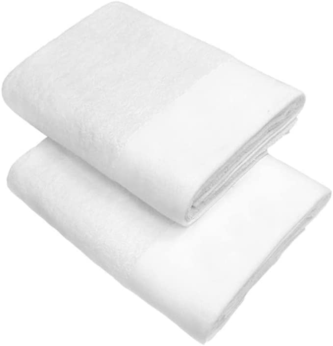 Kaufman - 4 PCS Bathrobes Set Luxurious Embroidered Elegant SPA Robes Velour 100% Cotton Shawl Robes With Towels 30''x58''