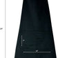 Kaufman - Set of Two Embroidered Custom Apron, Personalized with Name or Monogram, Adjustable Bib, Kitchen Apron with Two Front Pockets (Black )