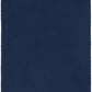 Velour Beach and Pool Towel 100% Cotton 30in X 60in Embroidered (Navy)