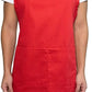 Kaufman - Embroidered Custom Apron, Personalized with Name or Monogram, Adjustable Bib, Kitchen Apron with Two Front Pockets. Great Gift Idea (Red)