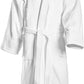 Kaufman - Personalized Initial,Monogram 100% Cotton,Soft,Plush,Absorbent,Velour,Hotel Shawl Collar Robe,One Size Fits Most