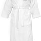 Kaufman - 2 Pack Luxury Bathrobe Personalized Waffle Kimono Bathrobes Unisex Embroidered 100% Cotton, Men Women Soft White Robe (Initial)