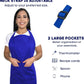 Kaufman - Embroidered Custom Apron, Personalized with Name or Monogram, Adjustable Bib, Kitchen Apron with Two Front Pockets. Great Gift Idea (Navy)