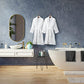 Kaufman - 4 PCS Bathrobes Set Luxurious Embroidered Elegant SPA Robes Velour 100% Cotton Shawl Robes With Towels 30''x58''