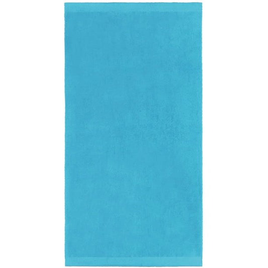 Kaufman - Personalized Velour Beach and Pool Towel 100% Cotton 30in X 60in Embroidered (Turquoise)