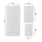 Kaufman - Personalized Luxury Hotel Quality Towels Embroidered (Bath Towel, Hand Towel, & Washcloth) White Towel Set with Monogrammed Letter 100% Cotton for Bathroom, Spa.